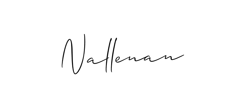 You can use this online signature creator to create a handwritten signature for the name Nallenan. This is the best online autograph maker. Nallenan signature style 2 images and pictures png