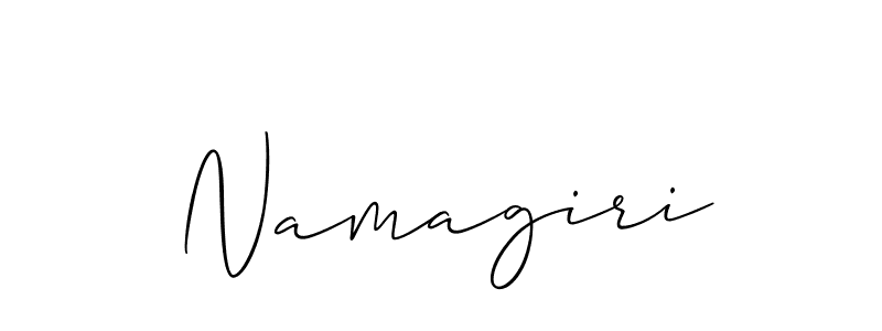 Also we have Namagiri name is the best signature style. Create professional handwritten signature collection using Allison_Script autograph style. Namagiri signature style 2 images and pictures png