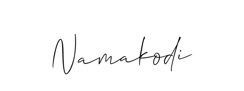It looks lik you need a new signature style for name Namakodi. Design unique handwritten (Allison_Script) signature with our free signature maker in just a few clicks. Namakodi signature style 2 images and pictures png
