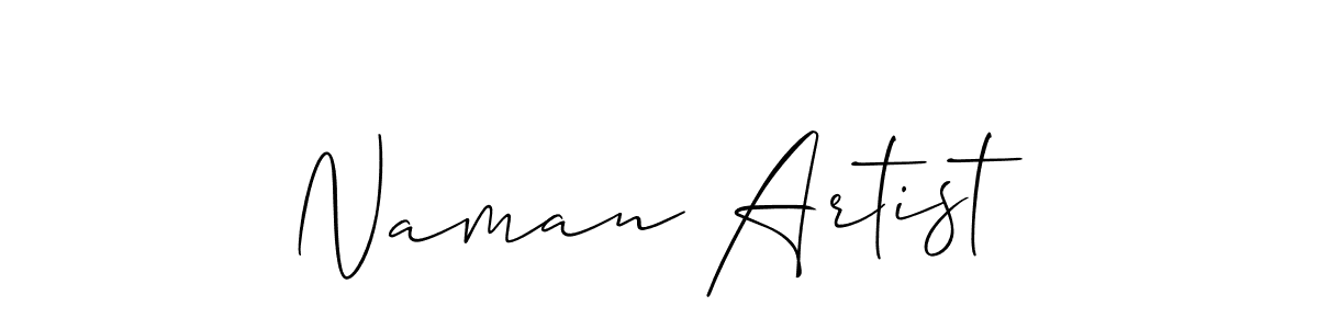 You should practise on your own different ways (Allison_Script) to write your name (Naman Artist) in signature. don't let someone else do it for you. Naman Artist signature style 2 images and pictures png