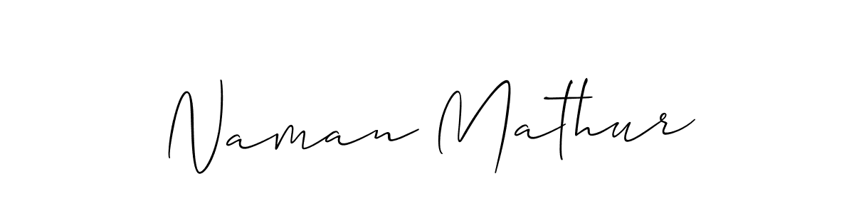 if you are searching for the best signature style for your name Naman Mathur. so please give up your signature search. here we have designed multiple signature styles  using Allison_Script. Naman Mathur signature style 2 images and pictures png