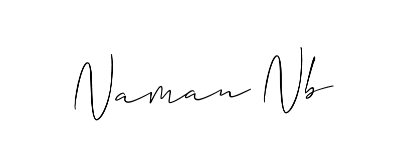 Make a short Naman Nb signature style. Manage your documents anywhere anytime using Allison_Script. Create and add eSignatures, submit forms, share and send files easily. Naman Nb signature style 2 images and pictures png