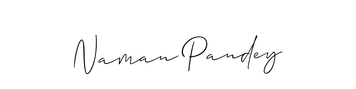 It looks lik you need a new signature style for name Naman Pandey. Design unique handwritten (Allison_Script) signature with our free signature maker in just a few clicks. Naman Pandey signature style 2 images and pictures png