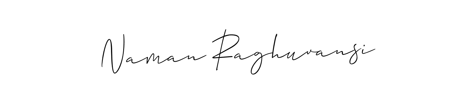 You should practise on your own different ways (Allison_Script) to write your name (Naman Raghuvansi) in signature. don't let someone else do it for you. Naman Raghuvansi signature style 2 images and pictures png