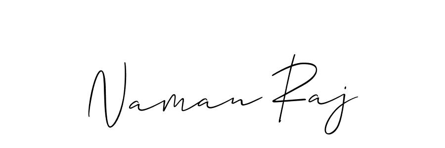 How to make Naman Raj signature? Allison_Script is a professional autograph style. Create handwritten signature for Naman Raj name. Naman Raj signature style 2 images and pictures png