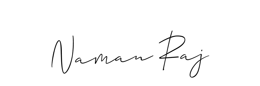 How to make Naman Raj signature? Allison_Script is a professional autograph style. Create handwritten signature for Naman Raj name. Naman Raj signature style 2 images and pictures png