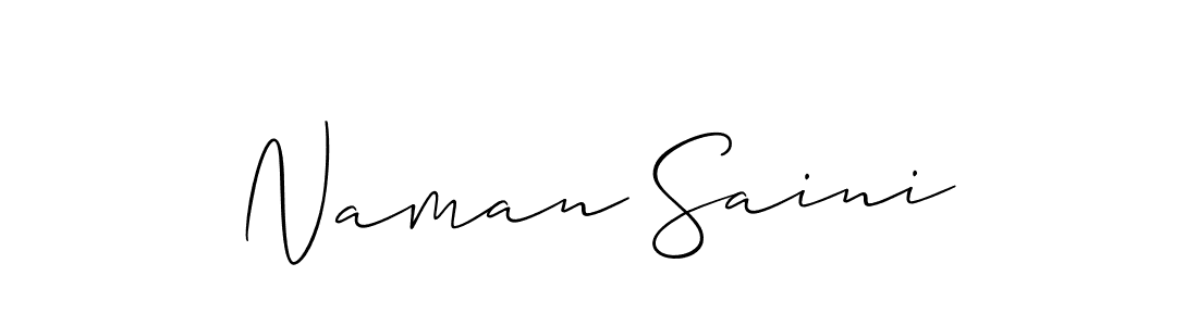 Make a beautiful signature design for name Naman Saini. Use this online signature maker to create a handwritten signature for free. Naman Saini signature style 2 images and pictures png