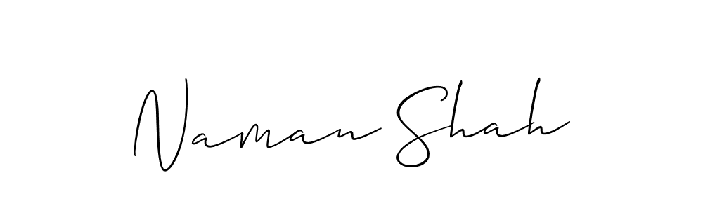 Allison_Script is a professional signature style that is perfect for those who want to add a touch of class to their signature. It is also a great choice for those who want to make their signature more unique. Get Naman Shah name to fancy signature for free. Naman Shah signature style 2 images and pictures png