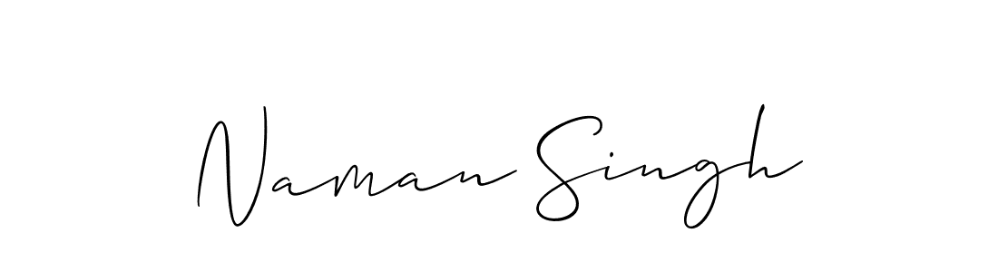 Create a beautiful signature design for name Naman Singh. With this signature (Allison_Script) fonts, you can make a handwritten signature for free. Naman Singh signature style 2 images and pictures png