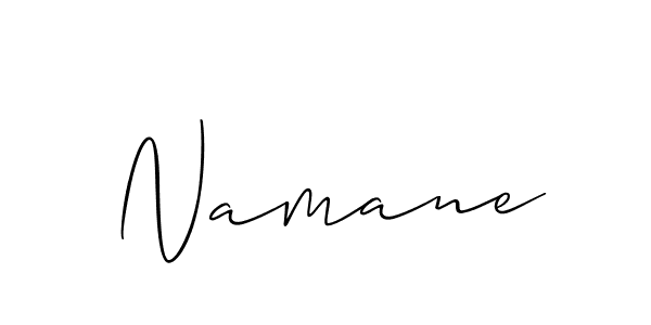Similarly Allison_Script is the best handwritten signature design. Signature creator online .You can use it as an online autograph creator for name Namane. Namane signature style 2 images and pictures png