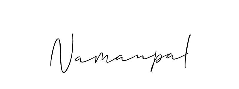 Also You can easily find your signature by using the search form. We will create Namanpal name handwritten signature images for you free of cost using Allison_Script sign style. Namanpal signature style 2 images and pictures png