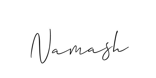 Make a beautiful signature design for name Namash. With this signature (Allison_Script) style, you can create a handwritten signature for free. Namash signature style 2 images and pictures png