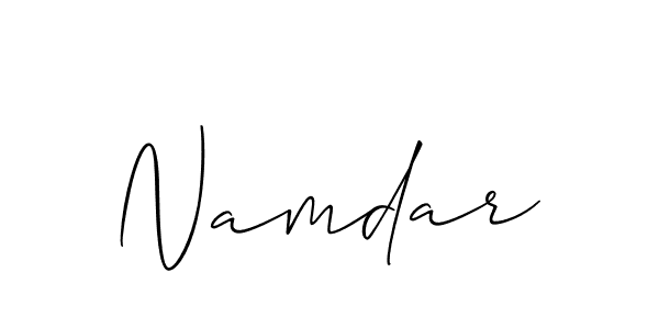 How to Draw Namdar signature style? Allison_Script is a latest design signature styles for name Namdar. Namdar signature style 2 images and pictures png