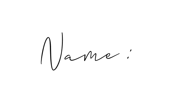 Also we have Name : name is the best signature style. Create professional handwritten signature collection using Allison_Script autograph style. Name : signature style 2 images and pictures png