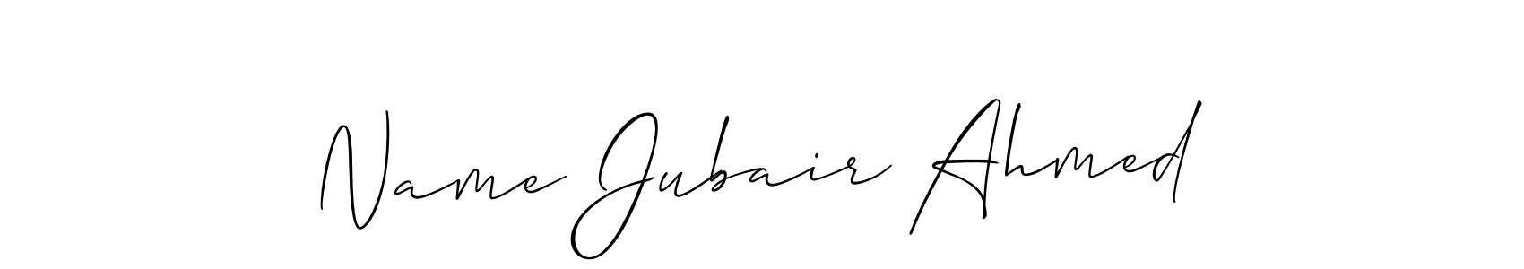 Make a beautiful signature design for name Name Jubair Ahmed. Use this online signature maker to create a handwritten signature for free. Name Jubair Ahmed signature style 2 images and pictures png