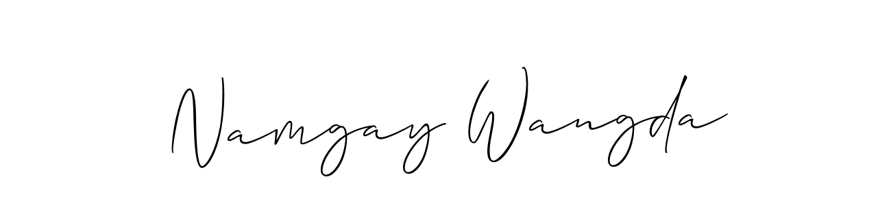 Make a beautiful signature design for name Namgay Wangda. Use this online signature maker to create a handwritten signature for free. Namgay Wangda signature style 2 images and pictures png
