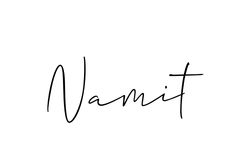 Make a short Namit signature style. Manage your documents anywhere anytime using Allison_Script. Create and add eSignatures, submit forms, share and send files easily. Namit signature style 2 images and pictures png