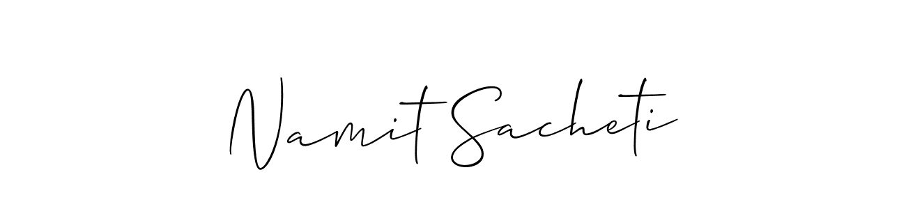 Best and Professional Signature Style for Namit Sacheti. Allison_Script Best Signature Style Collection. Namit Sacheti signature style 2 images and pictures png