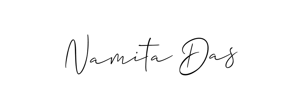 Allison_Script is a professional signature style that is perfect for those who want to add a touch of class to their signature. It is also a great choice for those who want to make their signature more unique. Get Namita Das name to fancy signature for free. Namita Das signature style 2 images and pictures png