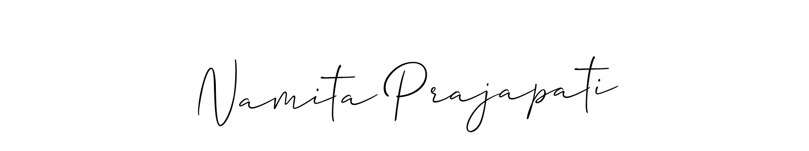 Best and Professional Signature Style for Namita Prajapati. Allison_Script Best Signature Style Collection. Namita Prajapati signature style 2 images and pictures png