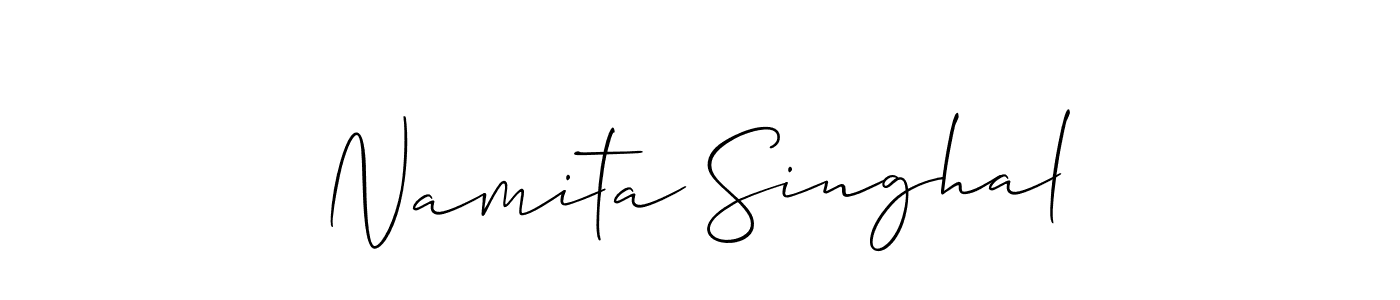 How to Draw Namita Singhal signature style? Allison_Script is a latest design signature styles for name Namita Singhal. Namita Singhal signature style 2 images and pictures png