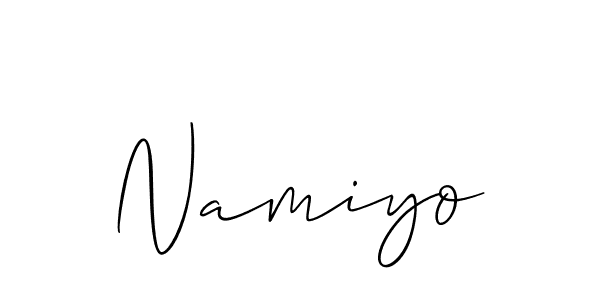 How to Draw Namiyo signature style? Allison_Script is a latest design signature styles for name Namiyo. Namiyo signature style 2 images and pictures png