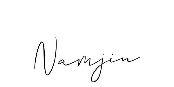 You can use this online signature creator to create a handwritten signature for the name Namjin. This is the best online autograph maker. Namjin signature style 2 images and pictures png