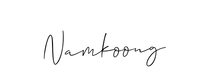 How to make Namkoong name signature. Use Allison_Script style for creating short signs online. This is the latest handwritten sign. Namkoong signature style 2 images and pictures png