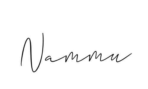 Use a signature maker to create a handwritten signature online. With this signature software, you can design (Allison_Script) your own signature for name Nammu. Nammu signature style 2 images and pictures png