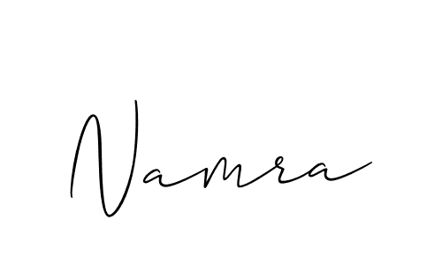 How to Draw Namra signature style? Allison_Script is a latest design signature styles for name Namra. Namra signature style 2 images and pictures png