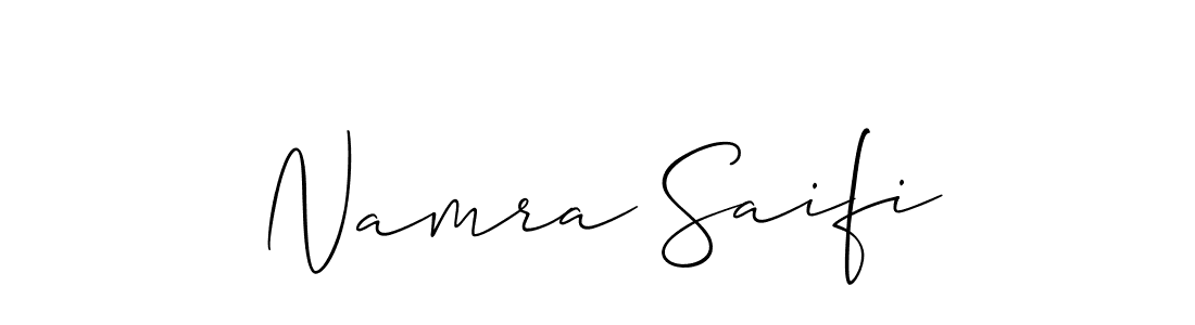This is the best signature style for the Namra Saifi name. Also you like these signature font (Allison_Script). Mix name signature. Namra Saifi signature style 2 images and pictures png
