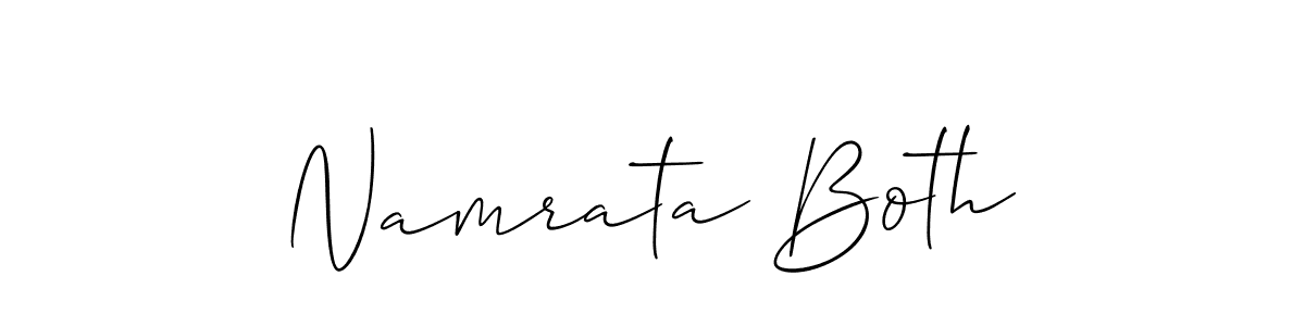 You should practise on your own different ways (Allison_Script) to write your name (Namrata Both) in signature. don't let someone else do it for you. Namrata Both signature style 2 images and pictures png