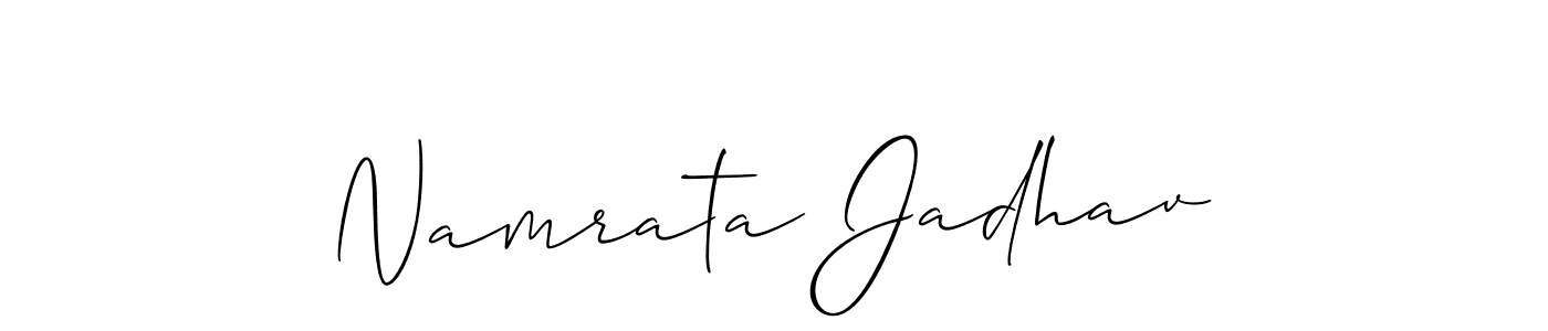 Here are the top 10 professional signature styles for the name Namrata Jadhav. These are the best autograph styles you can use for your name. Namrata Jadhav signature style 2 images and pictures png