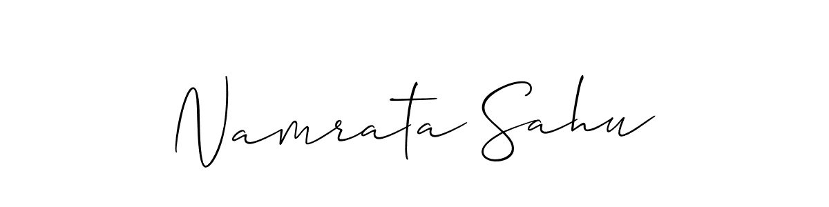 Once you've used our free online signature maker to create your best signature Allison_Script style, it's time to enjoy all of the benefits that Namrata Sahu name signing documents. Namrata Sahu signature style 2 images and pictures png