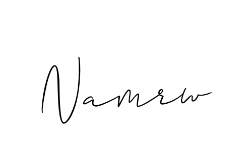 Similarly Allison_Script is the best handwritten signature design. Signature creator online .You can use it as an online autograph creator for name Namrw. Namrw signature style 2 images and pictures png