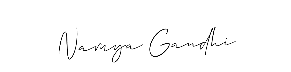 Make a beautiful signature design for name Namya Gandhi. Use this online signature maker to create a handwritten signature for free. Namya Gandhi signature style 2 images and pictures png