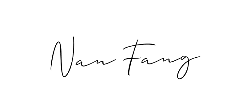 This is the best signature style for the Nan Fang name. Also you like these signature font (Allison_Script). Mix name signature. Nan Fang signature style 2 images and pictures png