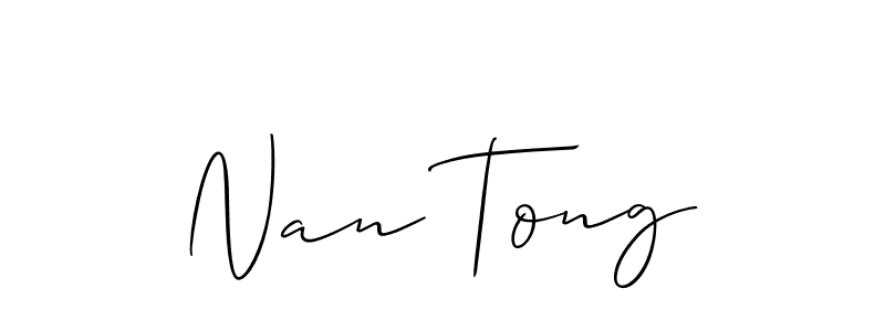 Make a beautiful signature design for name Nan Tong. Use this online signature maker to create a handwritten signature for free. Nan Tong signature style 2 images and pictures png