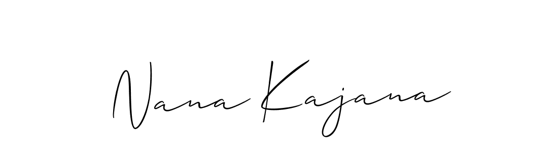 Once you've used our free online signature maker to create your best signature Allison_Script style, it's time to enjoy all of the benefits that Nana Kajana name signing documents. Nana Kajana signature style 2 images and pictures png