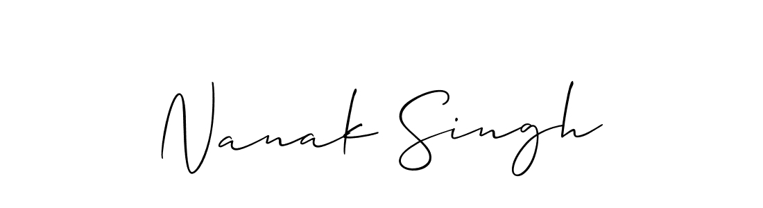 Make a beautiful signature design for name Nanak Singh. Use this online signature maker to create a handwritten signature for free. Nanak Singh signature style 2 images and pictures png