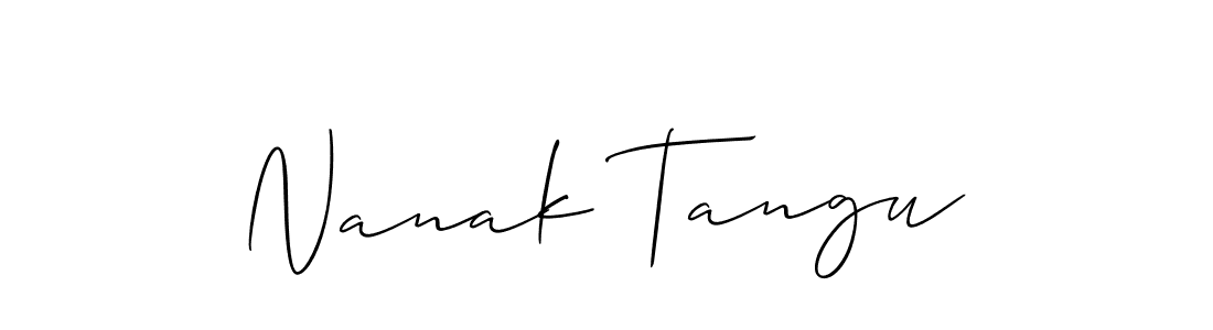 Nanak Tangu stylish signature style. Best Handwritten Sign (Allison_Script) for my name. Handwritten Signature Collection Ideas for my name Nanak Tangu. Nanak Tangu signature style 2 images and pictures png