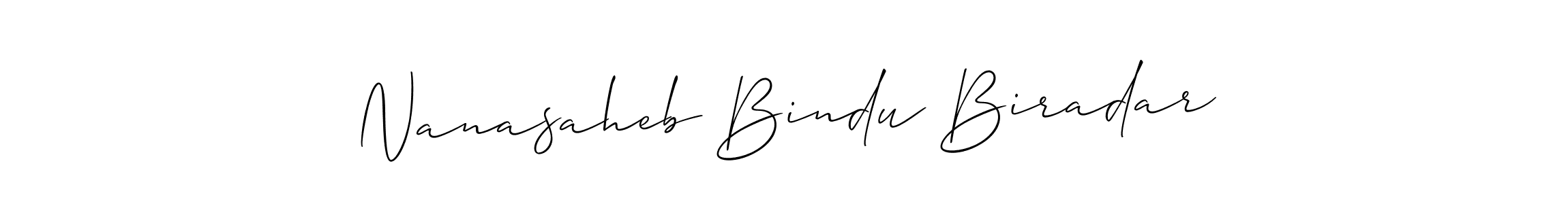 if you are searching for the best signature style for your name Nanasaheb Bindu Biradar. so please give up your signature search. here we have designed multiple signature styles  using Allison_Script. Nanasaheb Bindu Biradar signature style 2 images and pictures png