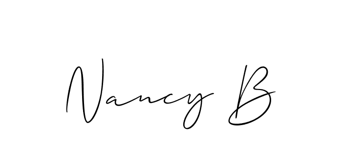 Once you've used our free online signature maker to create your best signature Allison_Script style, it's time to enjoy all of the benefits that Nancy B name signing documents. Nancy B signature style 2 images and pictures png
