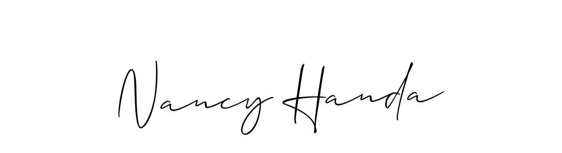 Check out images of Autograph of Nancy Handa name. Actor Nancy Handa Signature Style. Allison_Script is a professional sign style online. Nancy Handa signature style 2 images and pictures png