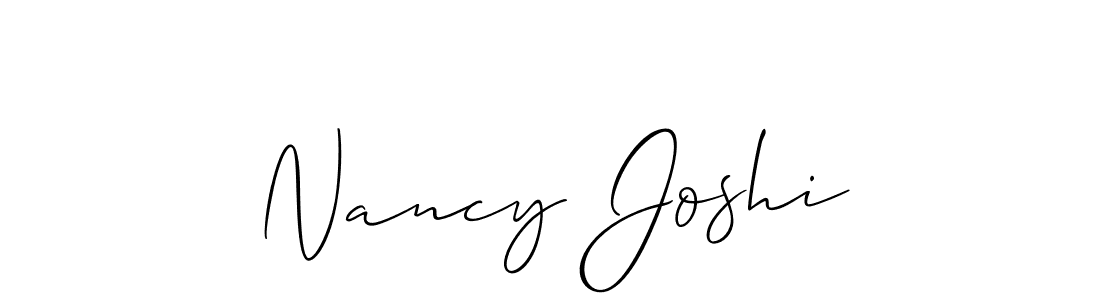 This is the best signature style for the Nancy Joshi name. Also you like these signature font (Allison_Script). Mix name signature. Nancy Joshi signature style 2 images and pictures png