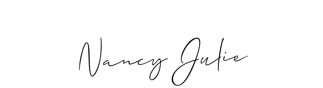 How to Draw Nancy Julie signature style? Allison_Script is a latest design signature styles for name Nancy Julie. Nancy Julie signature style 2 images and pictures png