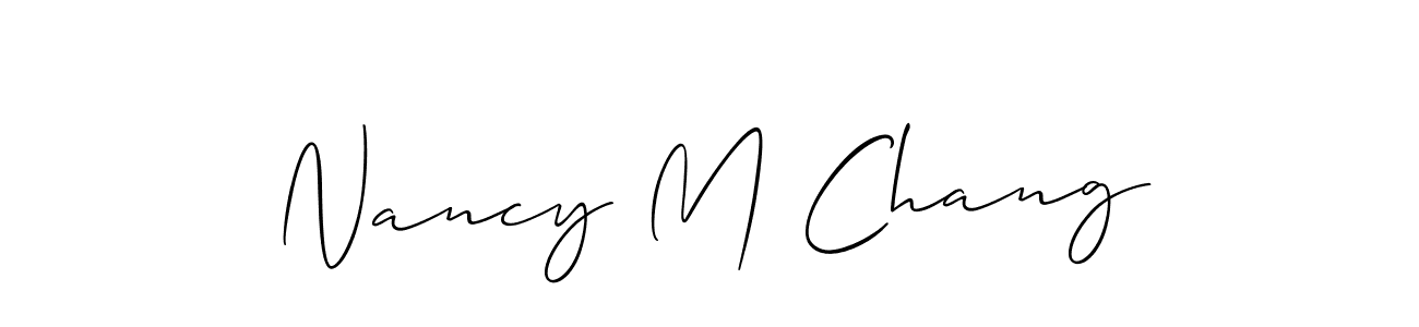 You can use this online signature creator to create a handwritten signature for the name Nancy M Chang. This is the best online autograph maker. Nancy M Chang signature style 2 images and pictures png