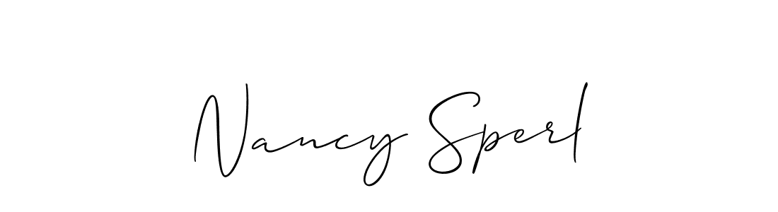 Make a beautiful signature design for name Nancy Sperl. Use this online signature maker to create a handwritten signature for free. Nancy Sperl signature style 2 images and pictures png