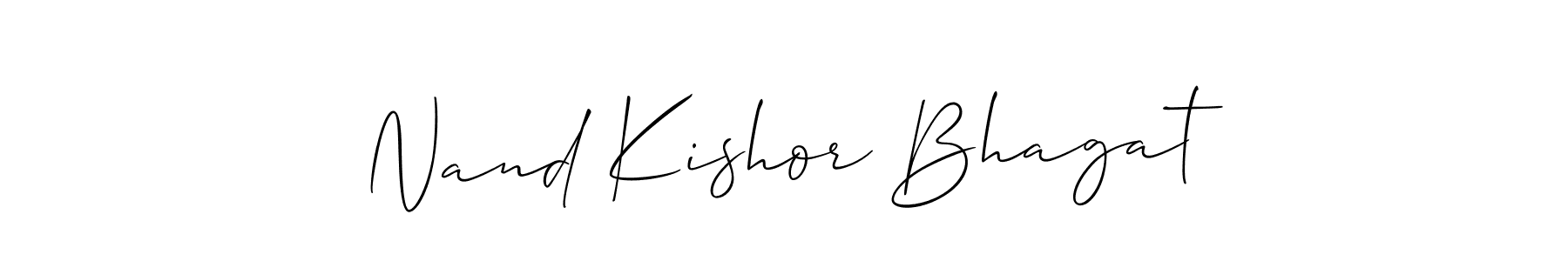 Here are the top 10 professional signature styles for the name Nand Kishor Bhagat. These are the best autograph styles you can use for your name. Nand Kishor Bhagat signature style 2 images and pictures png