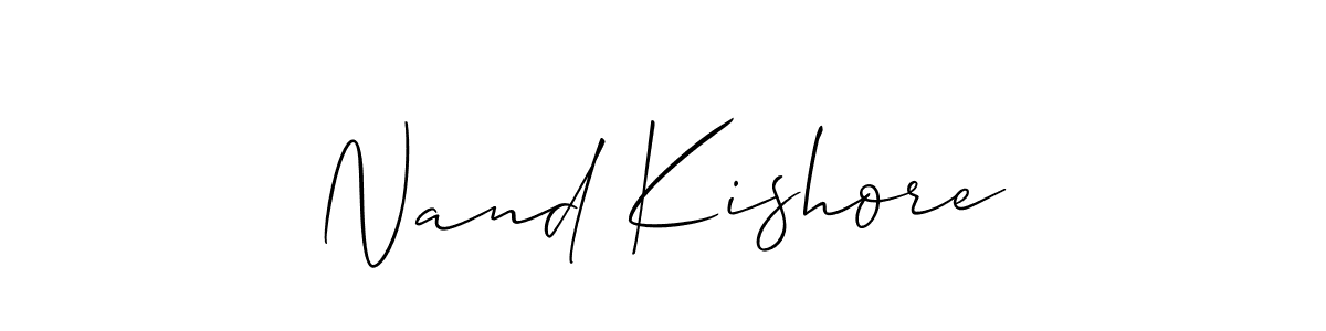 Make a beautiful signature design for name Nand Kishore. Use this online signature maker to create a handwritten signature for free. Nand Kishore signature style 2 images and pictures png